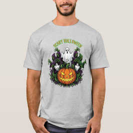 Eng Halloween Ghost & Reaper T-shirt