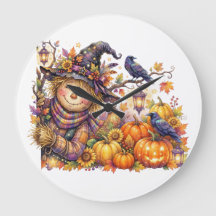 Eng Halloween, glurende vogelverschrikker, oogst