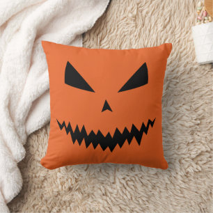 Eng Halloween Jack OLantern zwart gezicht oranje Kussen