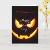 eng Halloween Kaart (Gele Bloem)