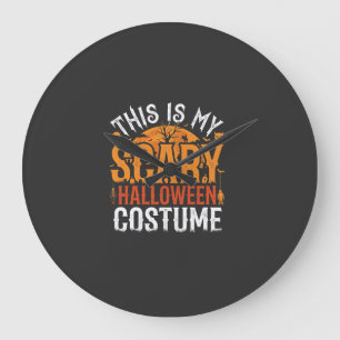 Eng Halloween-kostuum vintage grafisch Grote Klok