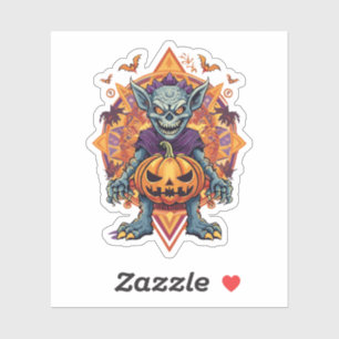 Eng Halloween-monster Sticker