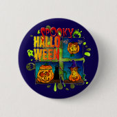 Eng Halloween Ronde Button 5,7 Cm (Voorkant)