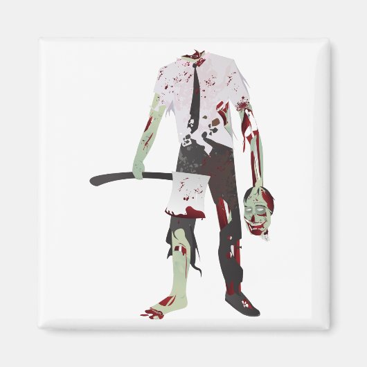 eng halloween zombie magneet (Voorkant)