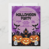 eng Halloweenfeest Kaart (Voorkant)