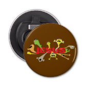 eng Jezus Button Flesopener (Voorkant)