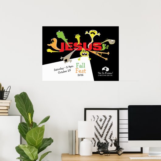 eng Jezus Poster (Thuiskantoor)