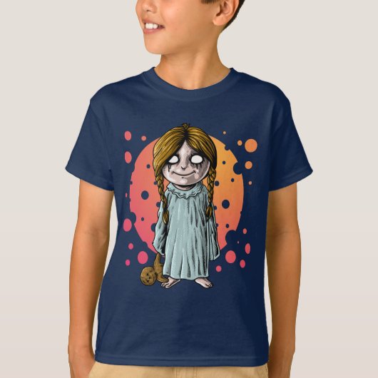 Eng klein meisje t-shirt (Voorkant)