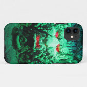 Eng masker gezicht in rotswand Case-Mate iPhone case (Achterkant (horizontaal))