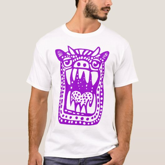 Eng Monster - Paars T-shirt (Voorkant)