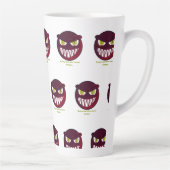 Eng monster slaapt nooit latte mok (Rechts)