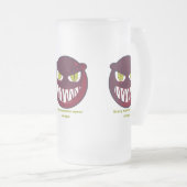 Eng monster slaapt nooit. matglas bierpul (Voorkant rechts)