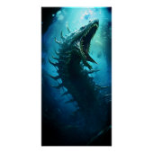 Eng onder het Zee Creature Monster Perfect Poster (Voorkant)