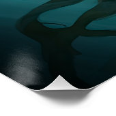 Eng onder het Zee Siren Mermaid Creature Perfect Poster (Hoek)