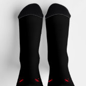 Eng rood bloed spooky zwart Halloween Sokken (Top)