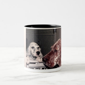 eng. setter-mok tweekleurige koffiemok