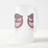 Eng slaapt nooit. matglas bierpul (Voorkant rechts)