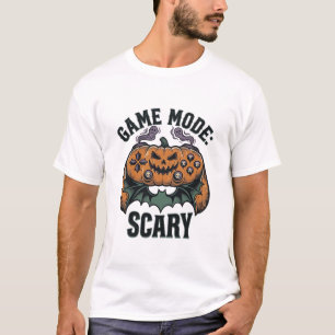 Eng T-shirt met vintage Halloween-controllerkunst