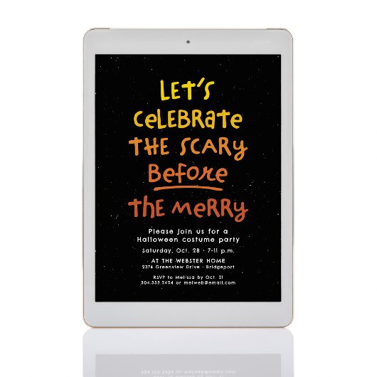 Eng voor vrolijk leuk Halloween feest Kaart