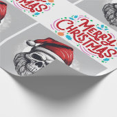 Eng vrolijk kerstinpakpapier cadeaupapier (Hoek)