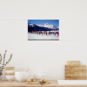 Engadin ski marathon, Silvaplana, Zwitserland Wint Poster (Keuken)