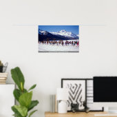 Engadin ski marathon, Silvaplana, Zwitserland Wint Poster (Thuiskantoor)