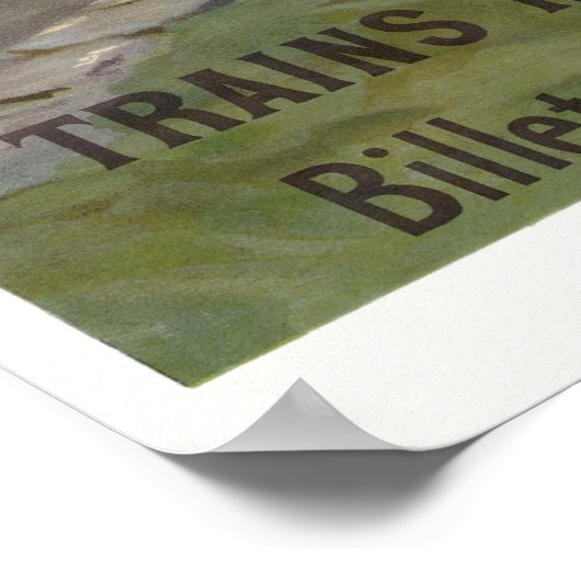 Engadin Zwitserland Railroad  Poster (Hoek)