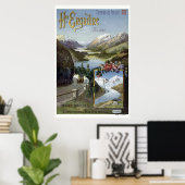 Engadin Zwitserland Railroad  Poster (Thuiskantoor)
