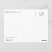 Engadine Dachshund March Briefkaart (Achterkant)