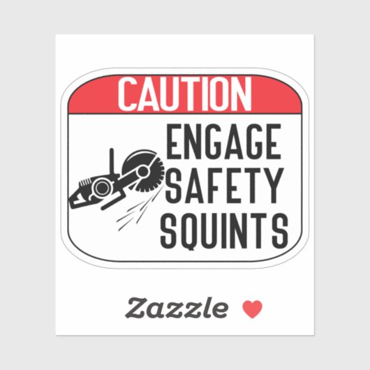 engage Safety Squints Sticker (Vel)