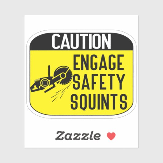 engage Safety Squints Sticker (Vel)