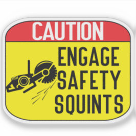 engage Safety Squints Sticker