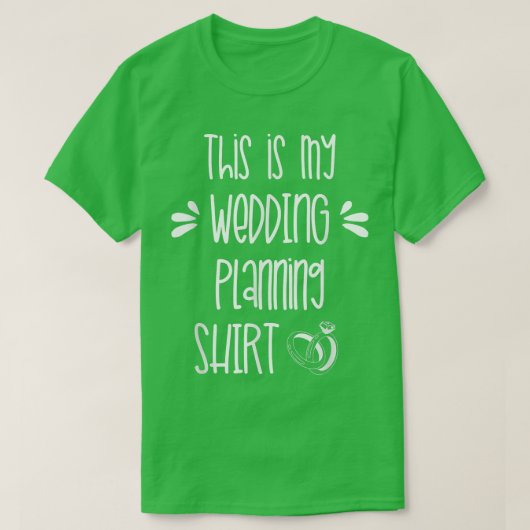 Engaged Bride to Be Future Mrs This is My Wedding  T-shirt (Design voorkant)