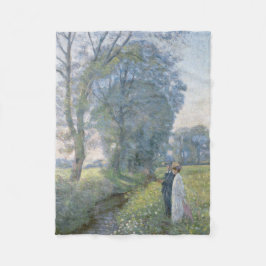 Engaged Couple (bruiloft en huwelijk) (Verloving) Fleece Deken