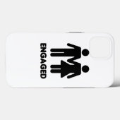 Engaged Couple Case-Mate iPhone Case (Achterkant (horizontaal))