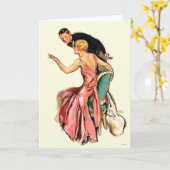 Engaged Couple Kaart (Gele Bloem)