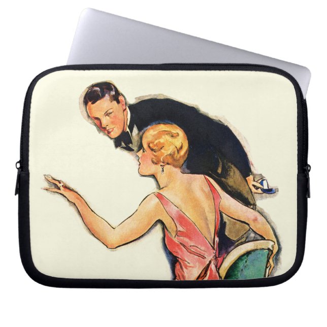Engaged Couple Laptop Sleeve (Voorkant)