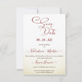 Engaged Couple Photo Simulate Brush Heart Wedding (Achterkant)