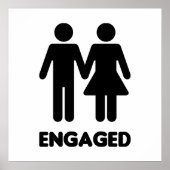 Engaged Couple Poster (Voorkant)