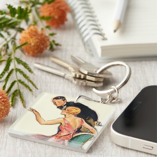 Engaged Couple Sleutelhanger (Voorkant Rechts)