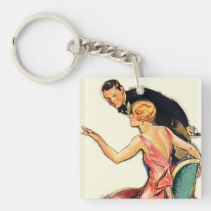 Engaged Couple Sleutelhanger