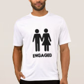 Engaged Couple T-shirt (Voorkant)