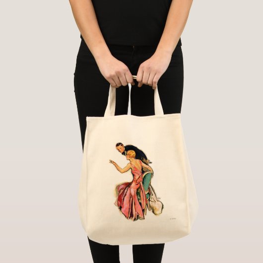 Engaged Couple Tote Bag (Voorkant (product))