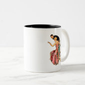 Engaged Couple Tweekleurige Koffiemok (Voorkant rechts)