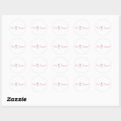 Engaged (Diamond Verloving Ring) Ronde Sticker (Vel)