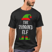 Engaged Elf Family Matching Christmas Engagement T-shirt (Voorkant)