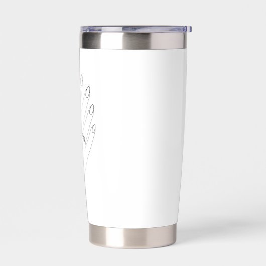 Engaged Future Mrs. Tumbler personalised  Pool Geïsoleerde Drinkbeker (Links)