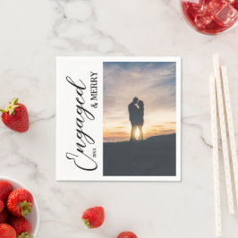 Engaged & Merry Couple Photo Servet