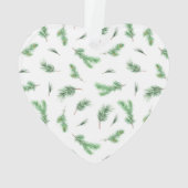 Engaged Modern Calligraphy Heart Couple Photo Ornament (achterkant)