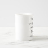 Engaged? Porselein Kop (Voorkant)